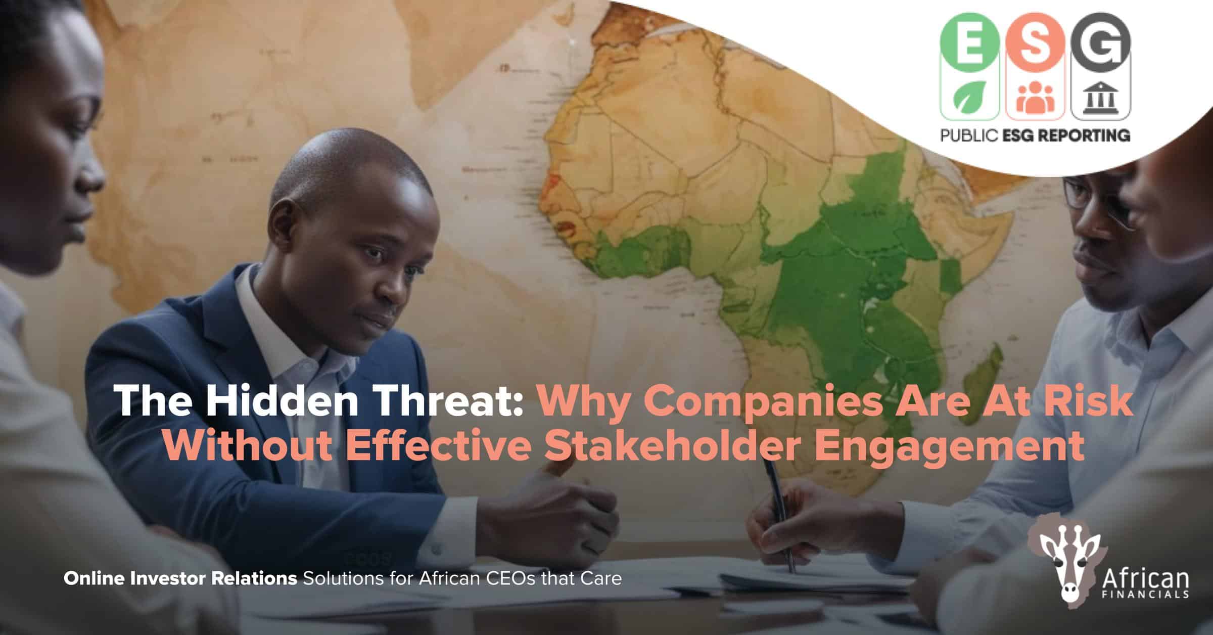 The Hidden Threat: Why Companies Are At Risk Without Effective Stakeholder Engagement